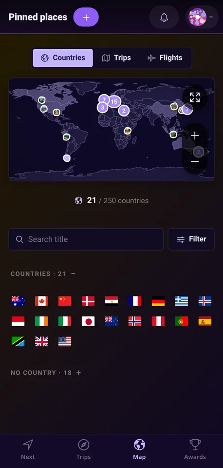 Watch your map fill in